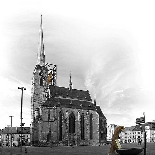 Plzeň dvě věže